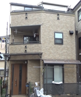 朝霞市I様邸 屋根:ブルーアッシュ  外壁:テラコッタ×アプリコット